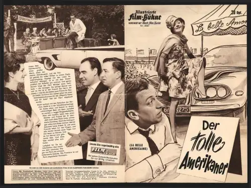 Filmprogramm IFB Nr. 6067, Der tolle Amerikaner, Bourvil, Alfred Adam, Colette Brosset, Regie: Robert Dhéry