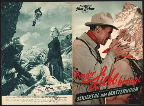 Filmprogramm IFB Nr. 3577, Von der Liebe besiegt, Luis Trenker, Marianne Hold, Wolfgang Preiss, Regie: Luis Trenker