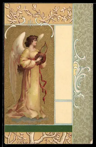 AK Engel im Jugendstil