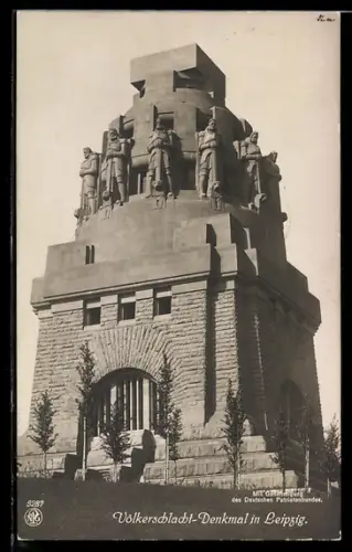 AK Leipzig, Völkerschlachtdenkmal, Totalansicht