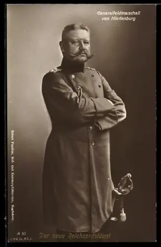 AK Generaloberst von Hindenburg