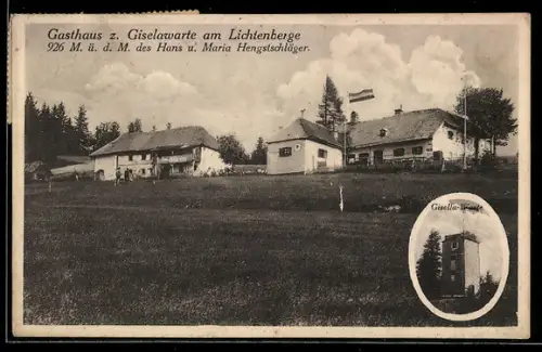 AK Linz a. D., Giselawarte am Lichtenberge