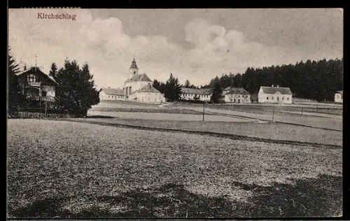 AK Kirchschlag, Blick nach dem Ort
