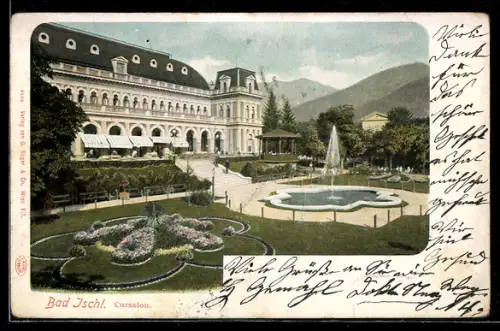 AK Bad Ischl, Kursalon, Aussenansicht