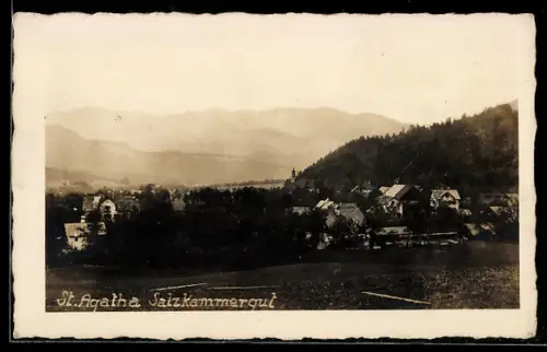 AK St. Agatha, Salzkammergut, Teilansicht