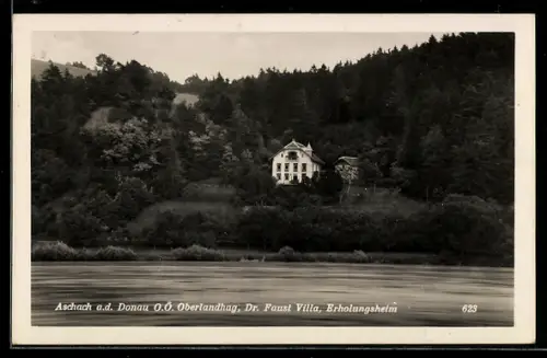 AK Aschach a. d. Donau, Oberlandhag, Erholungsheim Dr. Faust Villa