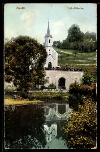 AK Zwettl /N.-Oe., Bründlkirche