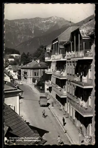 AK Bad Ischl /Salzkammergut, Krankenhaus Kaiserkrone