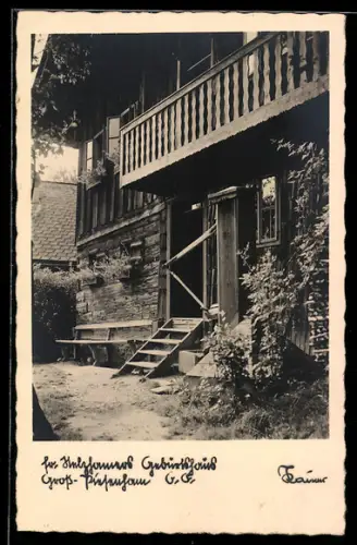 AK Pramet /O.Ö., Gross-Piesenham, Stelzhamers Geburtshaus