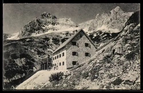 AK Priel - Schutzhaus, Blick auf die Hütte