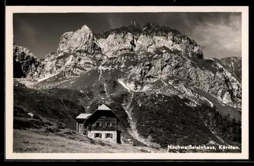 AK Hochweisssteinhaus /Kärnten, Berghütte des Ö. A. V. Sektion Austria