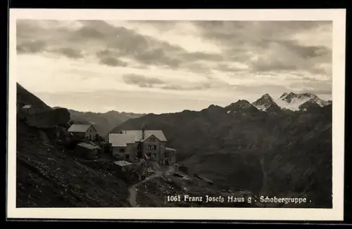 AK Franz Josefs Haus, Blick gegen die Schobergruppe