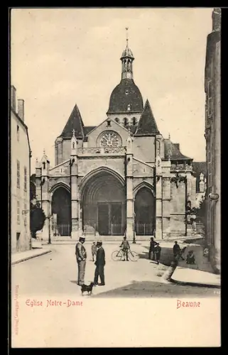 AK Beaune, Eglise Notre-Dame