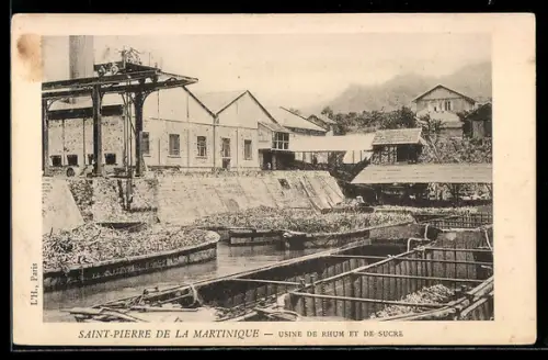 AK Saint-Pierre de la Martinique, Usine de rhum et de sucre
