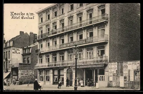 AK Knocke, Hotel Central, Hotel de Berlin