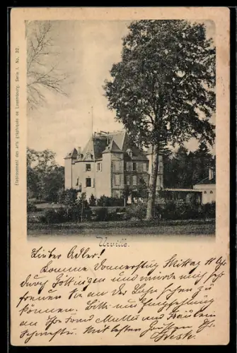 AK Courcelles-Chaussy, Chateau d'Urville, Schloss im Park