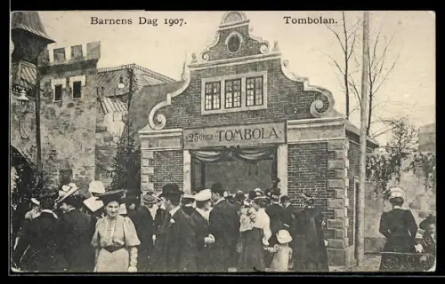 AK Stockholm, Barnens Dag 1907, Tombolan