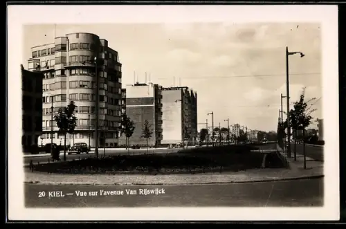 AK Antwerpen-Kiel, Vue sur l`avenue Van Rijswijck