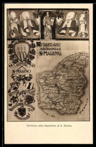 AK S. Marino, Territorio della Repubblica