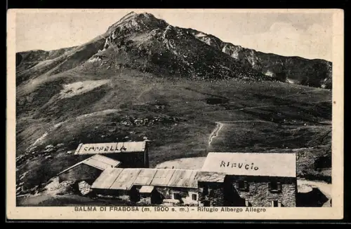 AK Rifugio Albergo Allegro, Rifugio con Balma di Frabosa