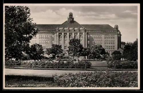 AK Liegnitz, Schloss am Hindenburgplatz
