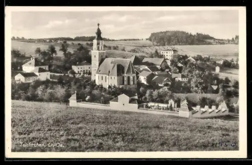 AK Taiskirchen /O. Ö., Blick zur Kirche