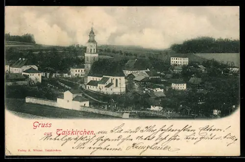 AK Taiskirchen, Blick zur Kirche