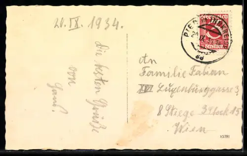 AK Ried i. Innkr., Stadtplatz mit Geschäften