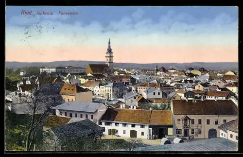 AK Ried /Innkreis, Panoramaansicht des Ortes