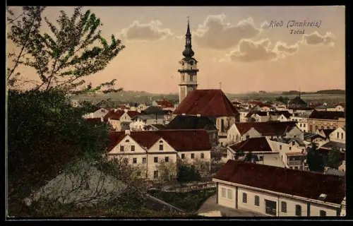 AK Ried /Innkreis, Blick zur Kirche