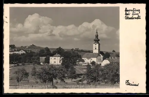 AK Leonding, Ortspartie mit Kirche