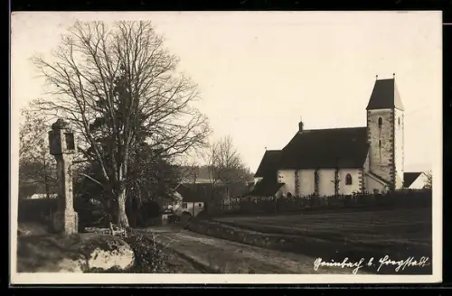 AK Grünbach b. Freystadt, Weg zur Kirche