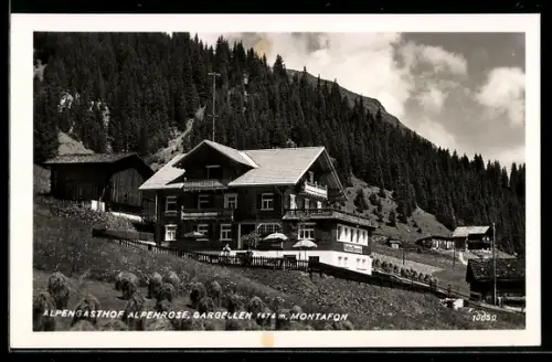 AK Gargellen /Montafon, Alpengasthof Alpenrose