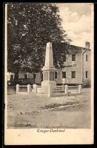 AK Lohnsburg /O.-Oe., Krieger-Denkmal