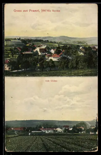 AK Pramet /Inv., Teilansichten von Norden und von Süden