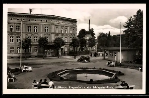 AK Ziegenhals, Partie am Schlageter-Platz