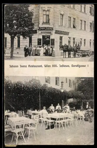 AK Wien, Johann Ivenz Restaurant, Gerstlgasse 1, Jedlesee