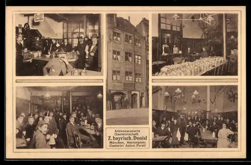 AK München, Gasthaus zum Bayerischen Donisl