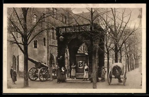 AK Meissen, Kriegssäule eingeweiht am 14. Nov. 1915
