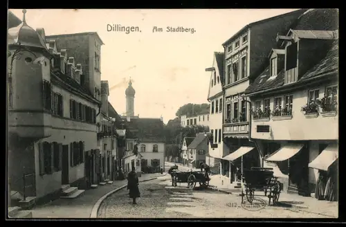 AK Dillingen, Strasse am Stadtberg