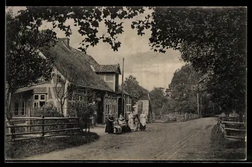 AK Iddensen /Harburg, Gasthaus und Pensionat E. Flügge