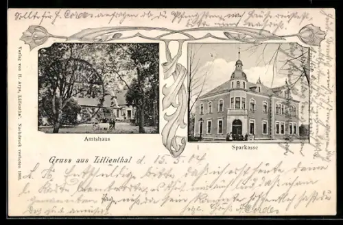 AK Lilienthal, Amtshaus, Sparkasse