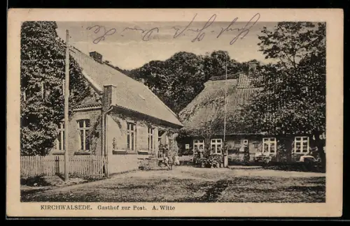 AK Kirchwalsede, Gasthof zur Post