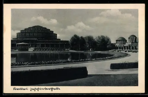 AK Breslau, Ansicht der Jahrhunderthalle