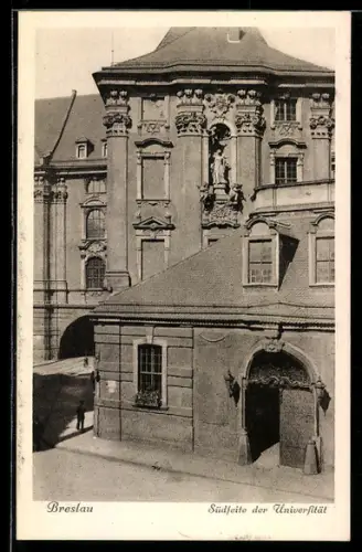 AK Breslau, Südseite der Universität