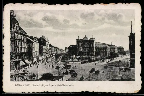 AK Budapest, Ost-Bahnhof