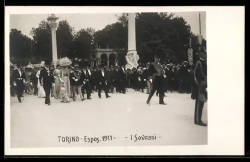AK Torino, Espositione 1911, I Sovrani