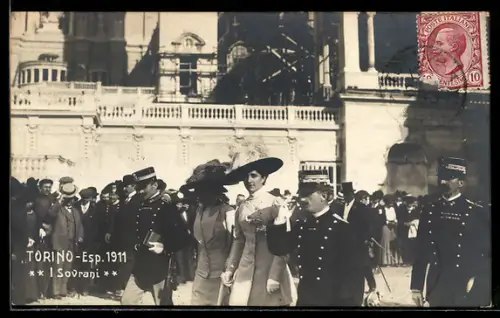 AK Torino, Esposizione 1911, Sovrani, Ausstellung