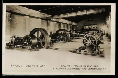 AK Torino, Esposizione internazionale delle industrie e del Lavoro 1911, Motori a gas povero, Ausstellung