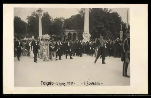 AK Torino, Esposizione 1911, I sovrani, Ausstellung